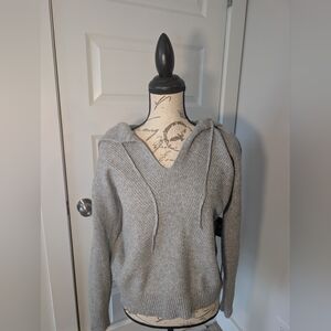 Simply Vera Vera Wang Gray V-Neck Sweater Size XS